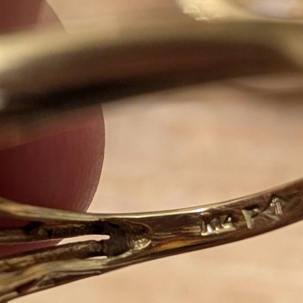 HOLD for morr790 14k Sapphire Diamond Ring NFS - Picture 6 of 16